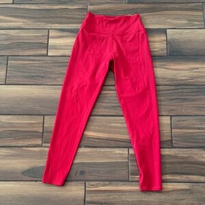 Spiritual Gangster Vibrant Red Leggings